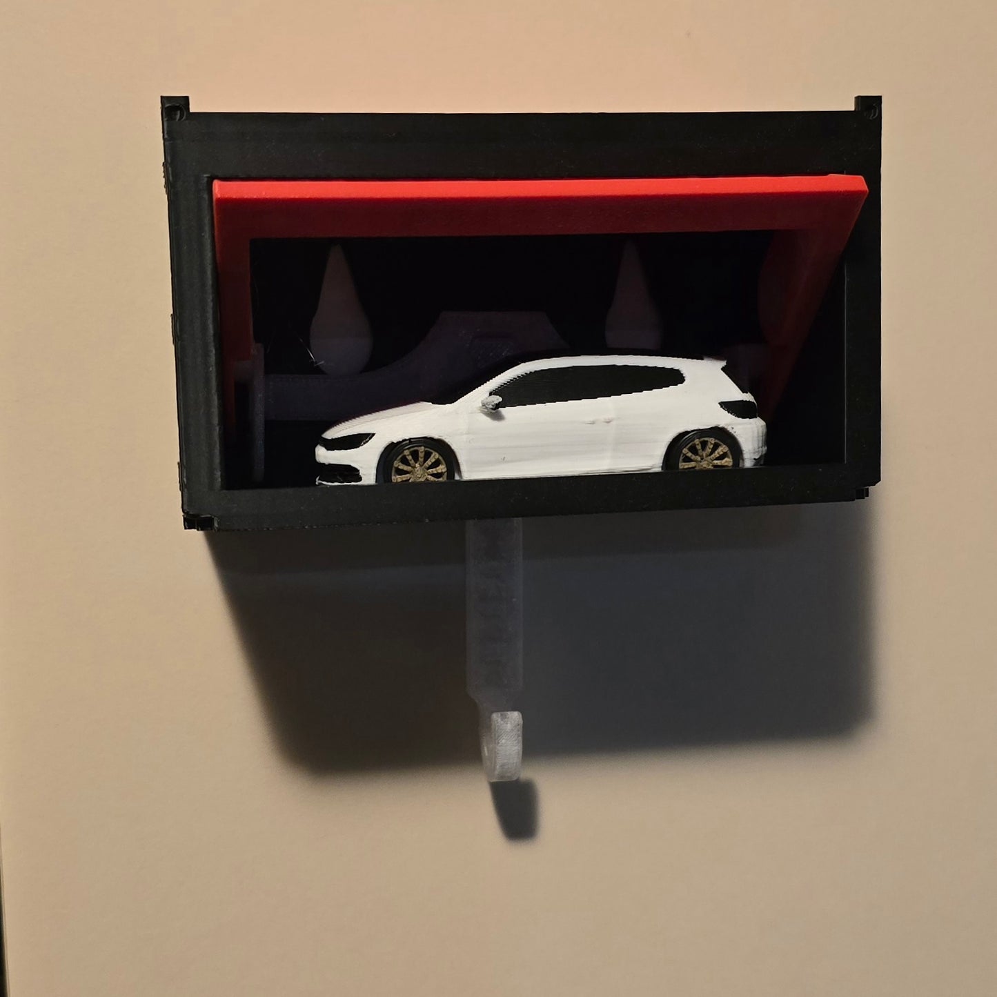 🏎️ Mini Garage Key Holder – Park Your Keys in Style